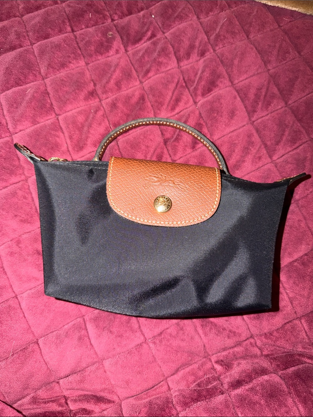 Longchamp Le Pliage Original Pouch with Handle